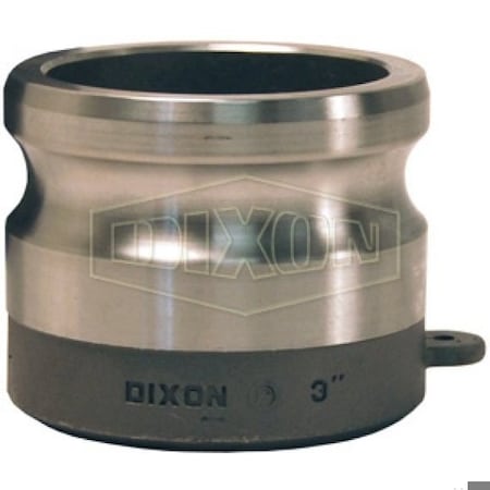 Dixon Cam and Groove Adapter, 1-1/2 in, Butt Weld x SCH 40 Pipe, 316 SS, Domestic 150AWBPSTSS
